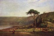 George Inness Lake Albano Germany oil painting artist